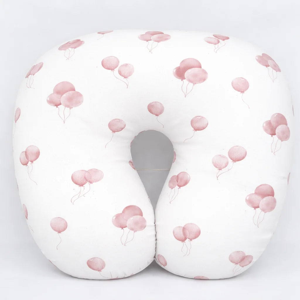 Cojín de Lactancia Sleepnx — Diseño Globos Rosa y Azul